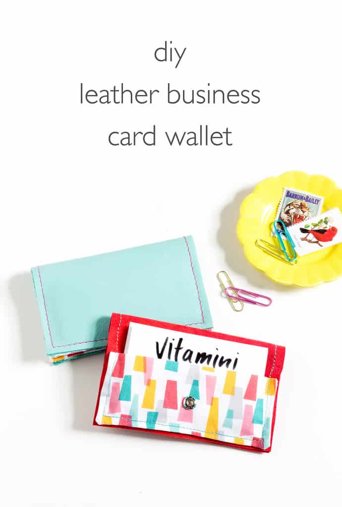 DIY wallet made of leather from Vitamini Handmade