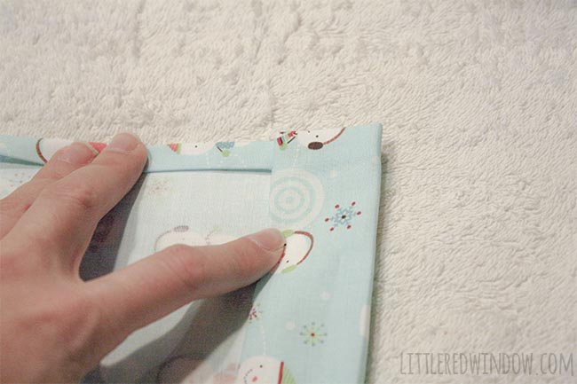 Sew this Easy 3 SEAM drawstring gift bag for your Christmas presents this year, they look cute and can be reused over and over!