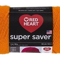 Red Heart Super Saver Yarn, Pumpkin