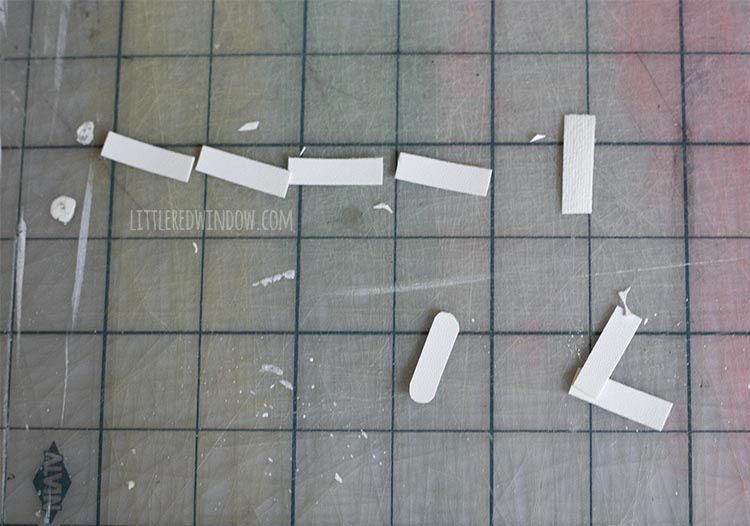 one sprinkle with rounded corners