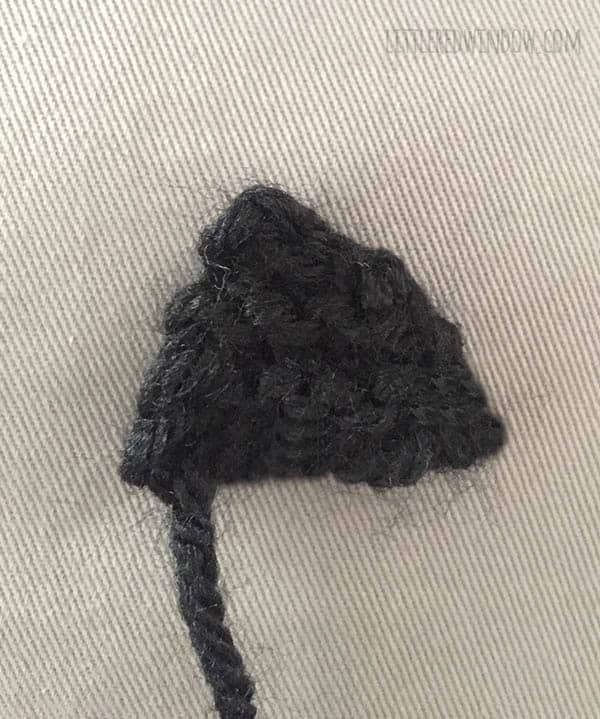 Bitty Bat Hat Knitting Pattern for newborns, babies and toddlers! | littleredwindow.com