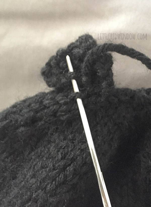 Bitty Bat Hat Knitting Pattern for newborns, babies and toddlers! | littleredwindow.com