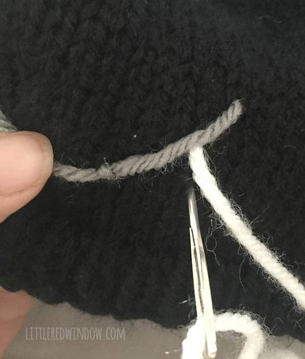 Bitty Bat Hat Knitting Pattern for newborns, babies and toddlers! | littleredwindow.com