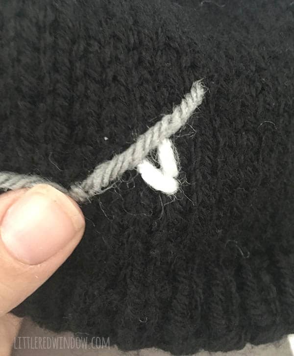 Bitty Bat Hat Knitting Pattern for newborns, babies and toddlers! | littleredwindow.com