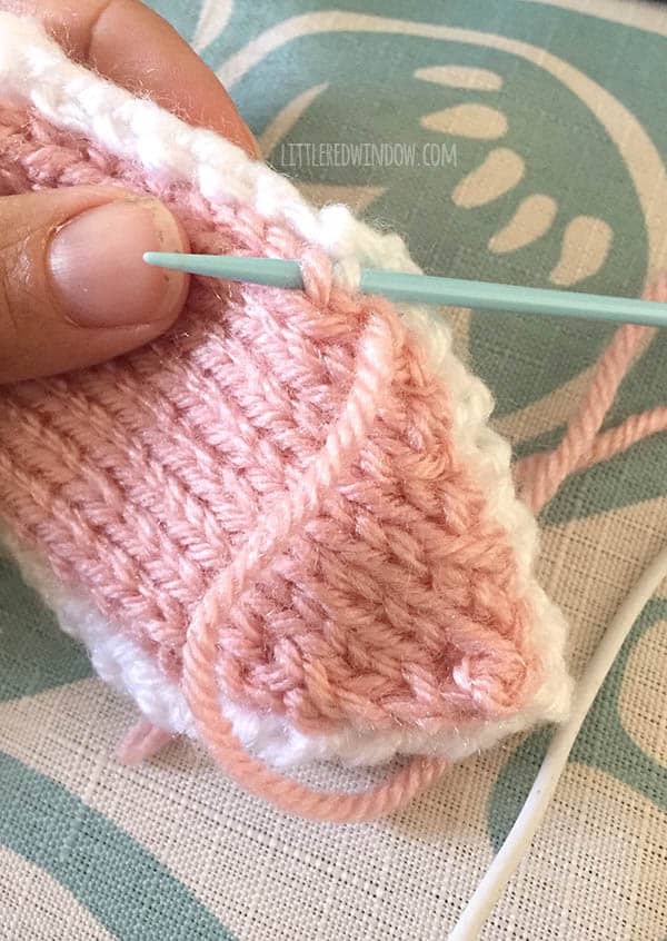 Baby Bunny Hat Free Knitting Pattern! | littleredwindow.com