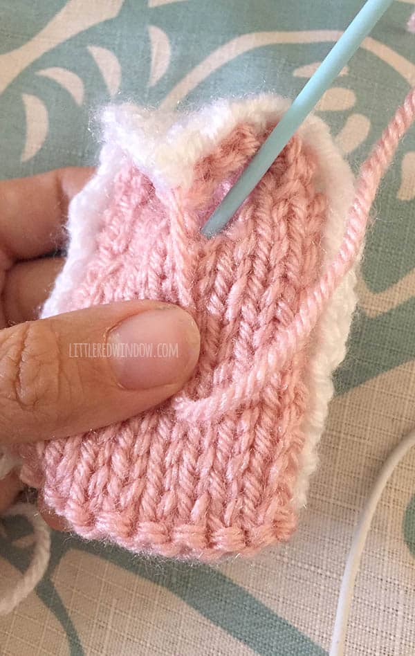 Baby Bunny Hat Free Knitting Pattern! | littleredwindow.com