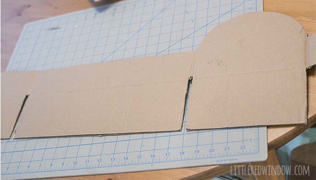 How to make a DIY Doll Crib from an old cardboard box!