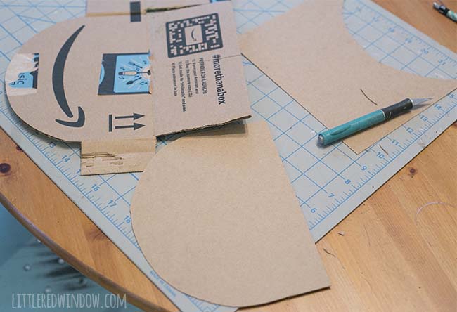 How to make a DIY Doll Crib from an old cardboard box!