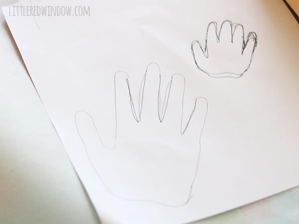 DIY Air Dry Clay Handprint Ornaments, make these adorable handprint ornaments with your kids this Christmas!