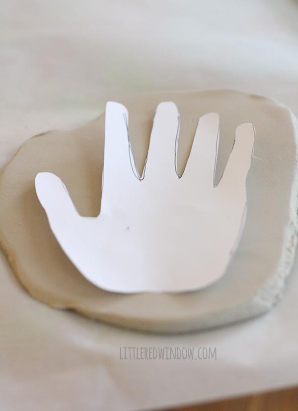 DIY Air Dry Clay Handprint Ornaments, make these adorable handprint ornaments with your kids this Christmas!