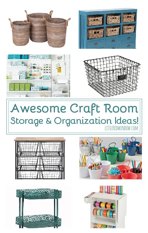 Get yourself organized with these awesome craft room storage ideas!