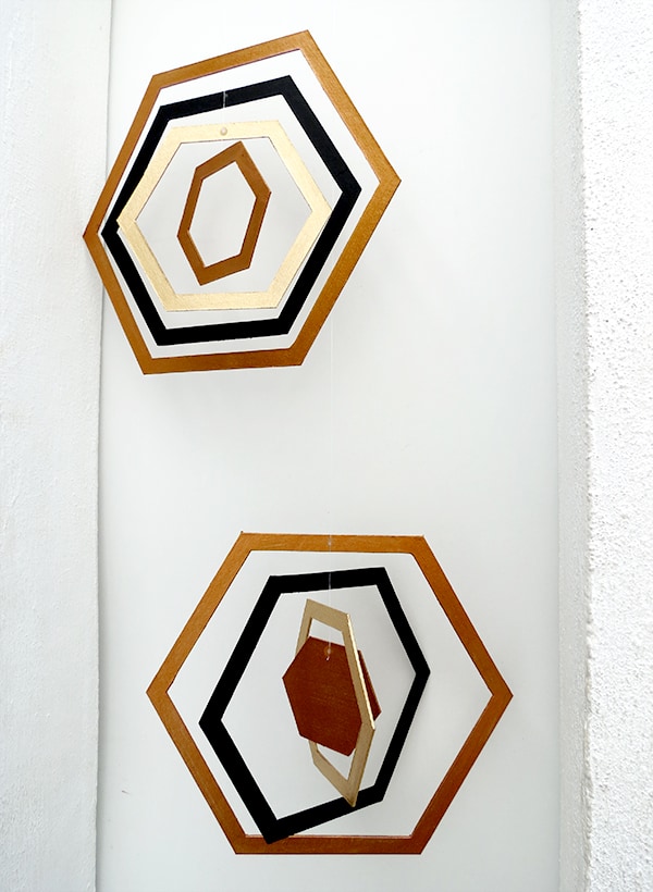 diy-hexagon-cardboard-mobile-ohohblog-7