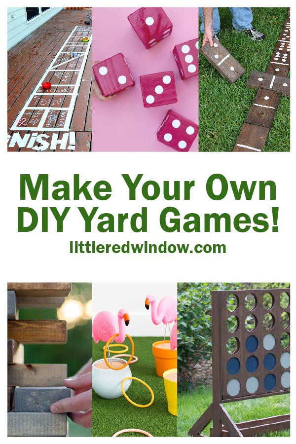 Have fun outside at home with these super creative DIY yard games projects, you can make and enjoy all of these fun games yourself!