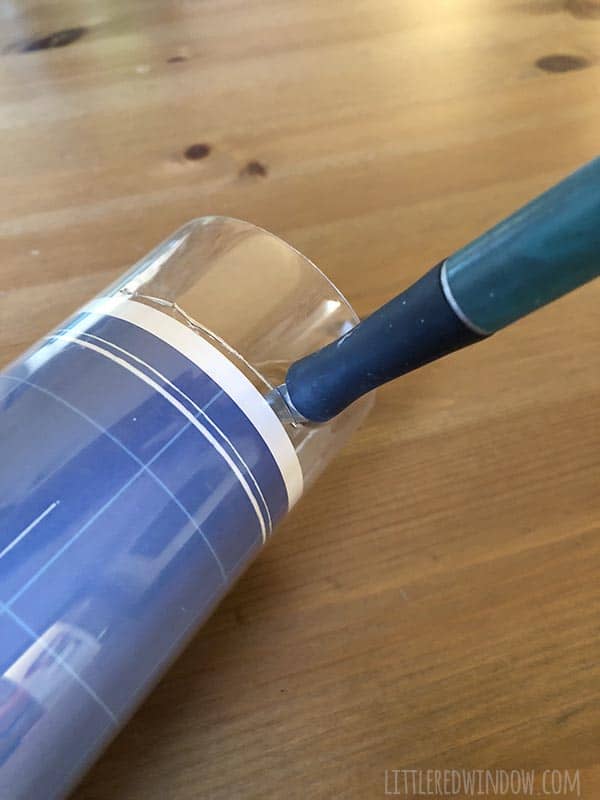 Easy Architect Costume for Kids, make a fun blueprint drawing tube that holds your HALLOWEEN CANDY!