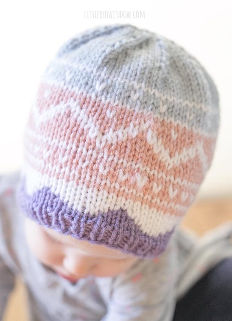 closeup of geometric patterns on an easter egg hat