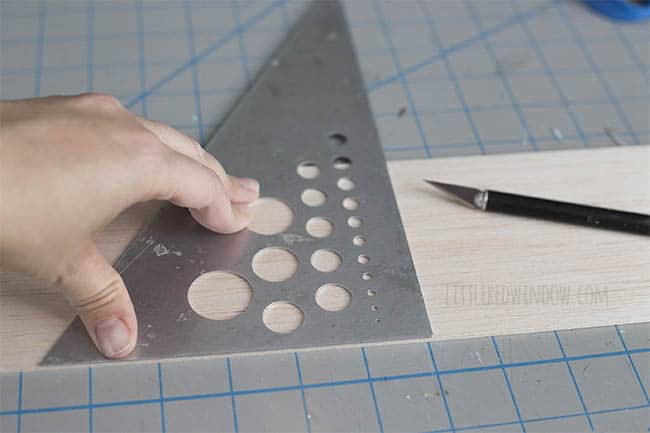 DIY Farmhouse Laundry Room Sign, stencil this cute sign yourself with this easy tutorial! | littleredwindow.com