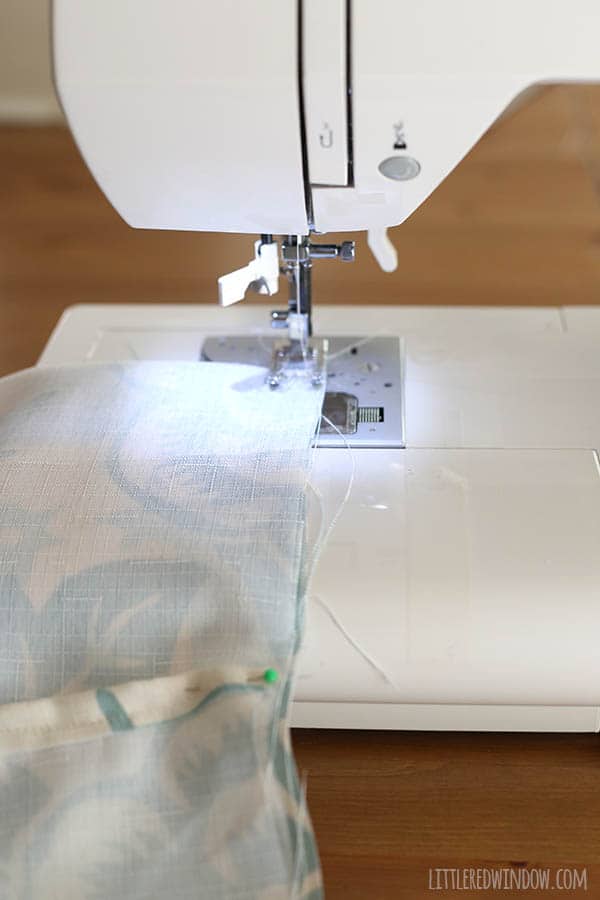 10 Minute DIY Pillow Cover with buttons! You won't believe what it's made from! | littleredwindow.com