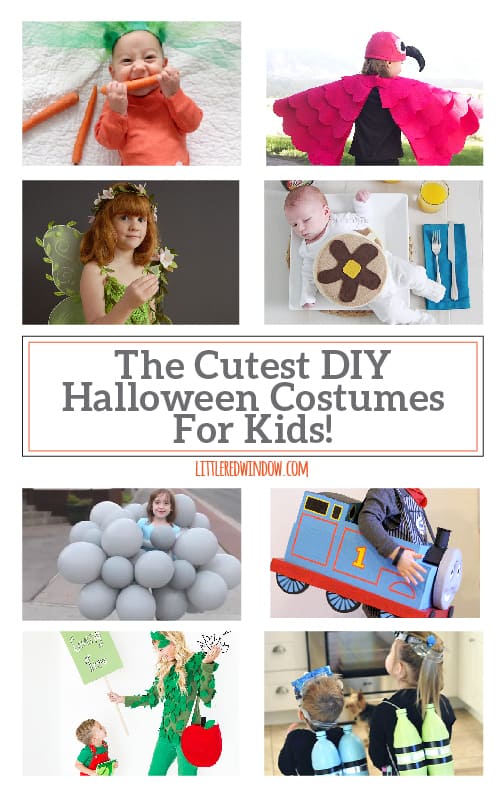 The Cutest DIY Halloween Costumes for Kids! | littleredwindow.com