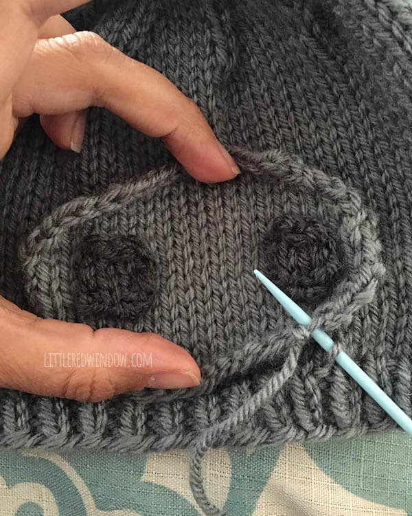 Happy Hippo Hat Free Knitting Pattern! | littleredwindow.com