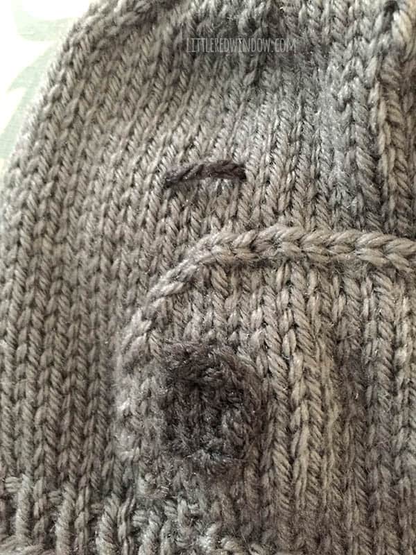 Happy Hippo Hat Free Knitting Pattern! | littleredwindow.com