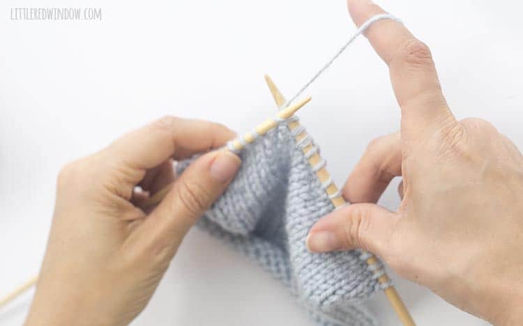 To do an s2kp, knit the next stitch
