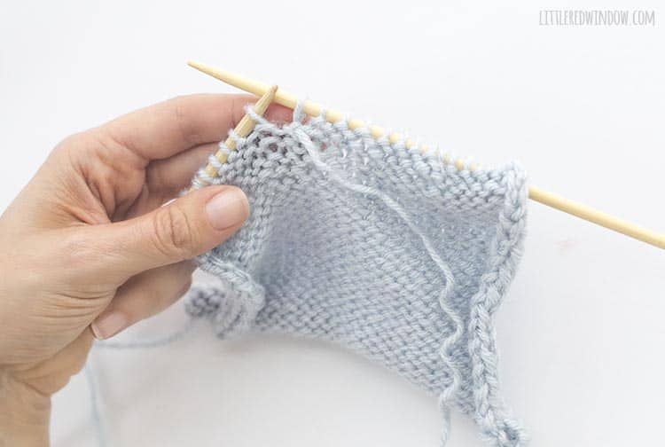 You've fixed your dropped purl stitch!