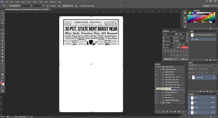 How to Print Old Newspapers for Crafts and Gifts!