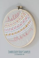 Embroidery Hoop Sampler