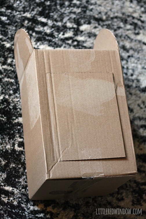 Play Mailbox with door cut open