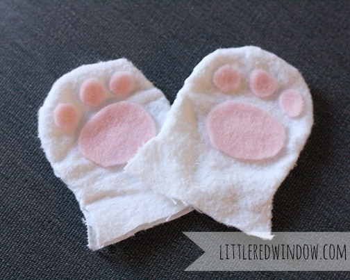 Adorable DIY Baby Bunny Costume from Little Red Window