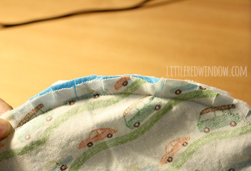 DIY Car Seat Back Protector - keep the backs of your seats clean and free of little footprints! | littleredwindow.com