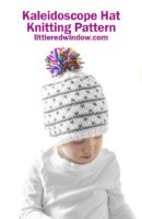 small Kaleidoscope Hat Knitting Pattern 01b littleredwindow