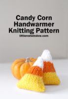 small candy corn handwarmers