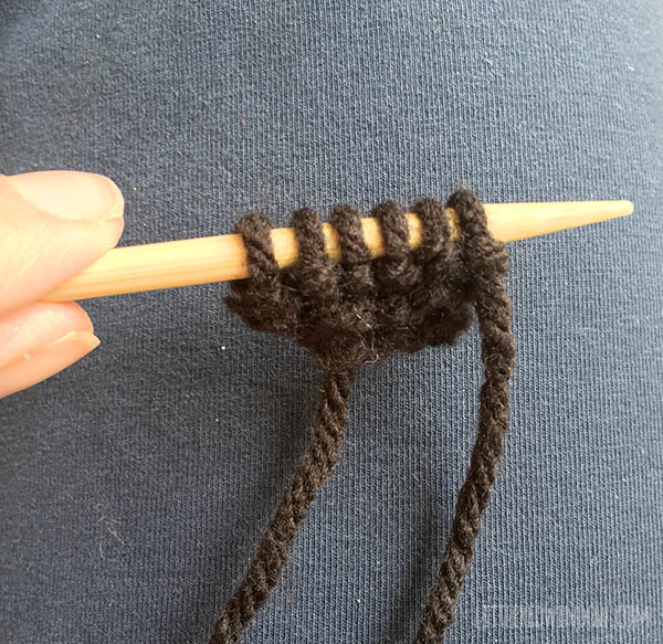 Little Ladybug Hat Free Knitting Pattern Process | littleredwindow.com