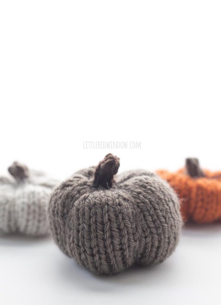 Little brown knit pumpkin!