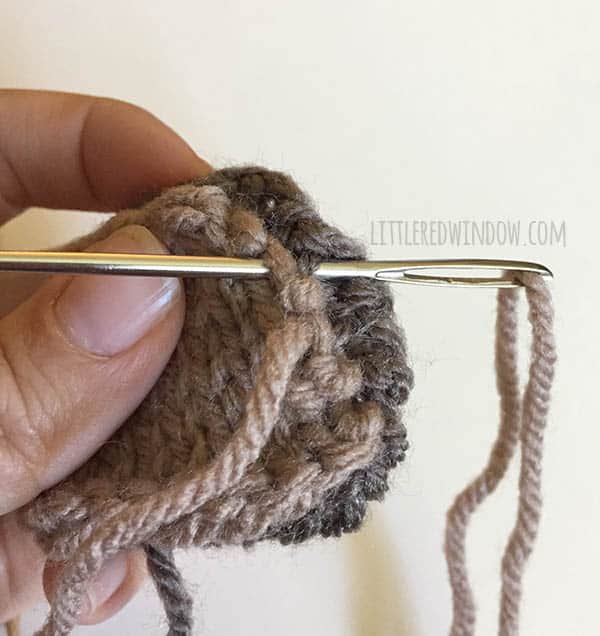 Mini Moose Hat Knitting Pattern for newborns, babies and toddlers! | littleredwindow.com