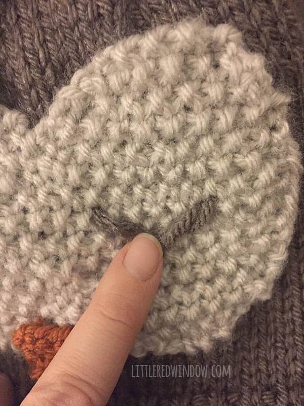 Sleepy Owl Hat Knitting Pattern, adorable for babaies and toddlers! | littleredwindow.com