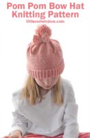 small Pom-Pom-Bow-Hat-Knitting-Pattern-01-littleredwindow