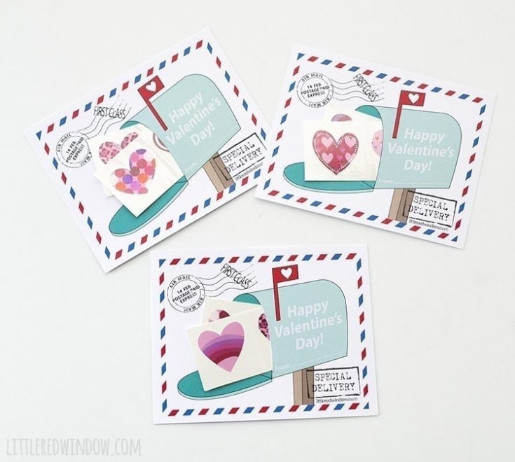 Free Printable Mailbox Valentines
