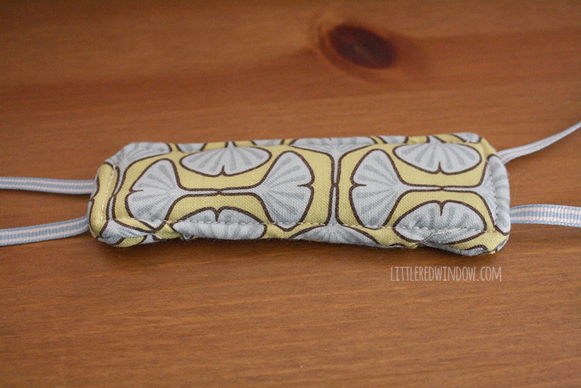 15 Minute DIY Quiet Door Latch Cover | littleredwindow.com | Perfect for a nursery or kid's room, this latch cover will keep a door from slamming and keep your house quiet!