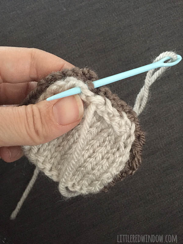 Adorable Silly Monkey Hat Knitting Pattern for babies and toddlers! | littleredwindow.com