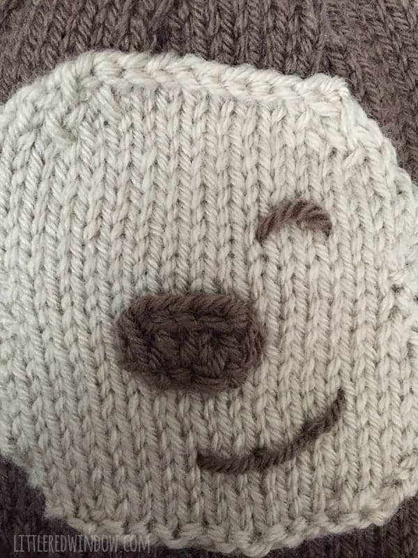 Adorable Silly Monkey Hat Knitting Pattern for babies and toddlers! | littleredwindow.com