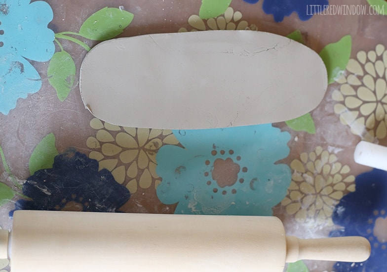 Stamped Clay Trinket Dishes | littleredwindow.com