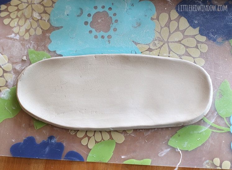 Stamped Clay Trinket Dishes | littleredwindow.com