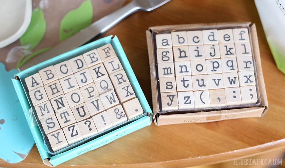 Stamped Clay Trinket Dishes | littleredwindow.com