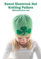small Sweet-Shamrock-Hat-Knitting-Pattern-01-littleredwindow