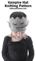 small Vampire Hat Knitting Pattern 07 littleredwindow