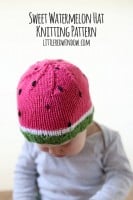 small watermelon_hat_kids_baby_knitting_pattern_03_littleredwindow