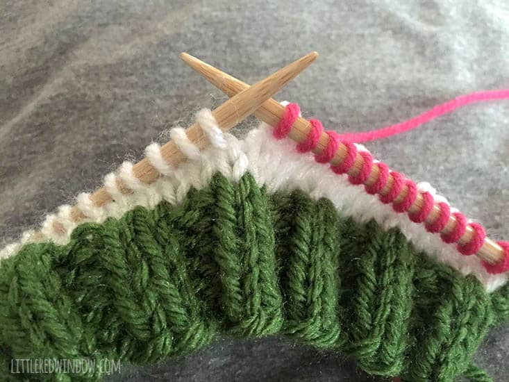 Sweet Watermelon Hat Free Knitting Pattern! | littleredwindow.com